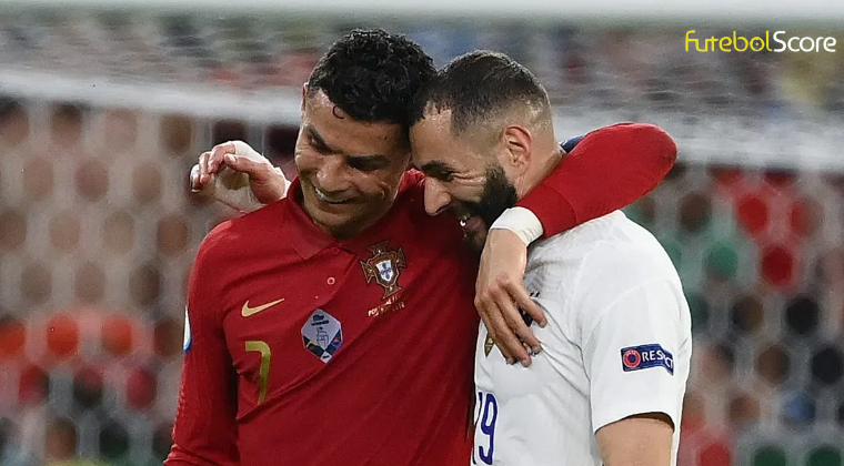 Benzema diverge de Cristiano Ronaldo e elege brasileiro como o melhor da história: 'Cada um diz o que quer'